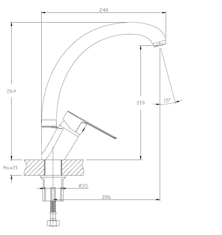 SOTBE MARDOLA - rysunek techniczny