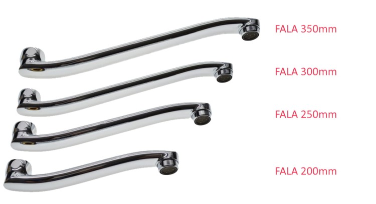 SOTBE Wylewka fala  z wymiarami